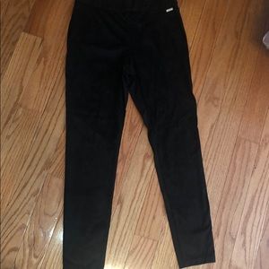 Tahari Elements Faux Suede Pull On Leggings